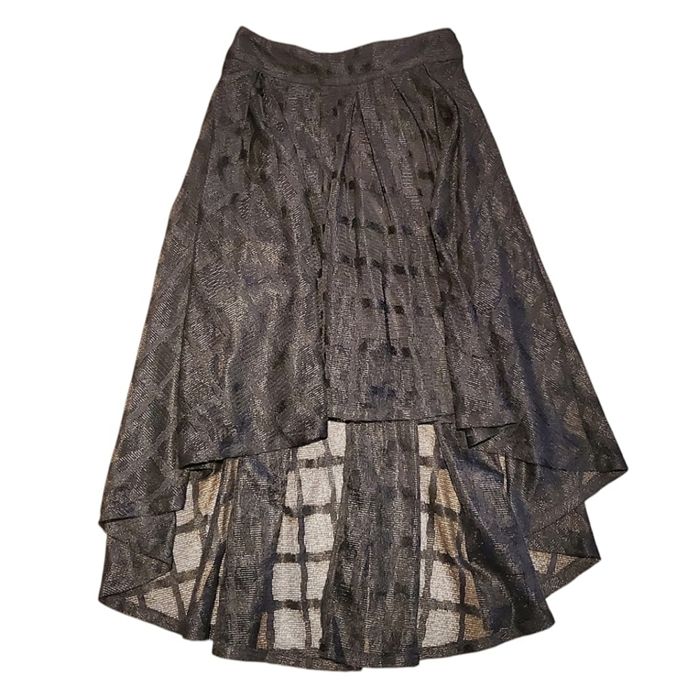 Ina Skirt High Low Hem Mesh Lace Whimsigoth Fairy Grunge Dark Romantic Feminine